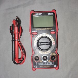 ANENG Digital Multimeter in Red and Black